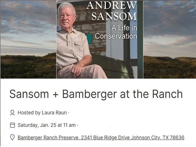 Texas Hill Country Book Signing